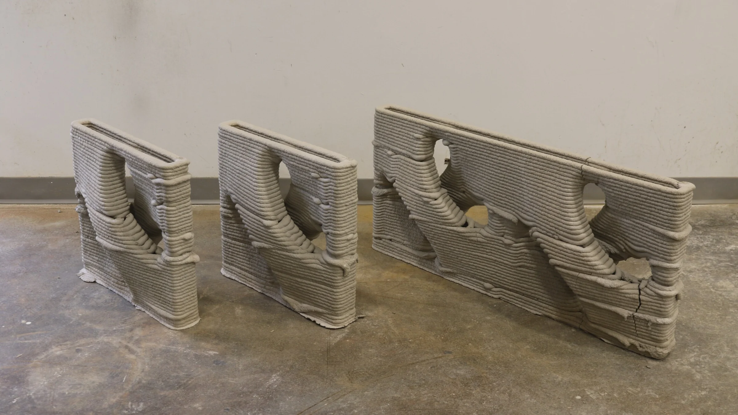 Automated Toolpath Design for 3D Concrete Printing — Printed components 4