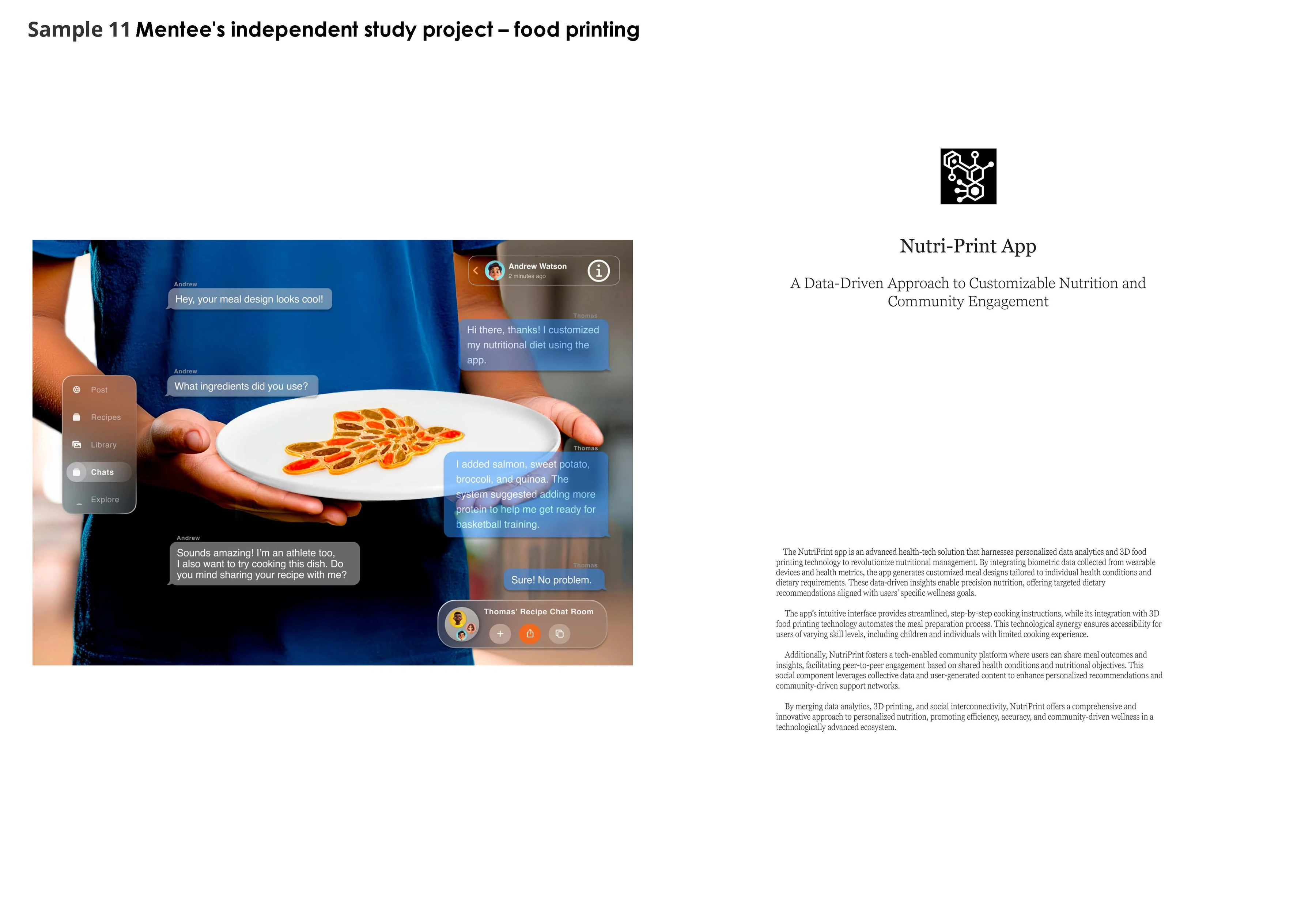 Building Robots: From Assembly to Fabrication and Interaction — Nutri-Print documentation 1