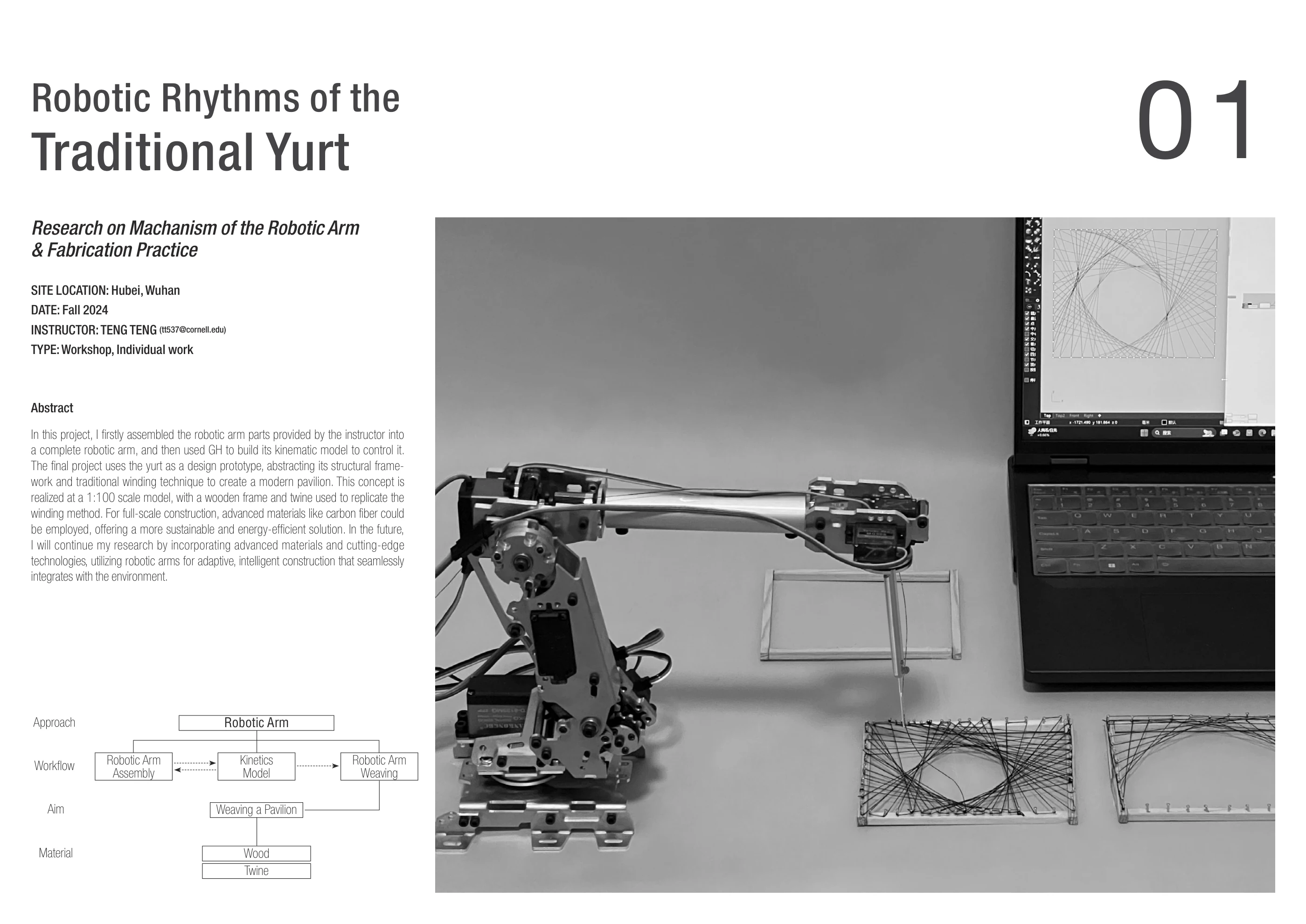 Building Robots: From Assembly to Fabrication and Interaction — Yurt project documentation 1