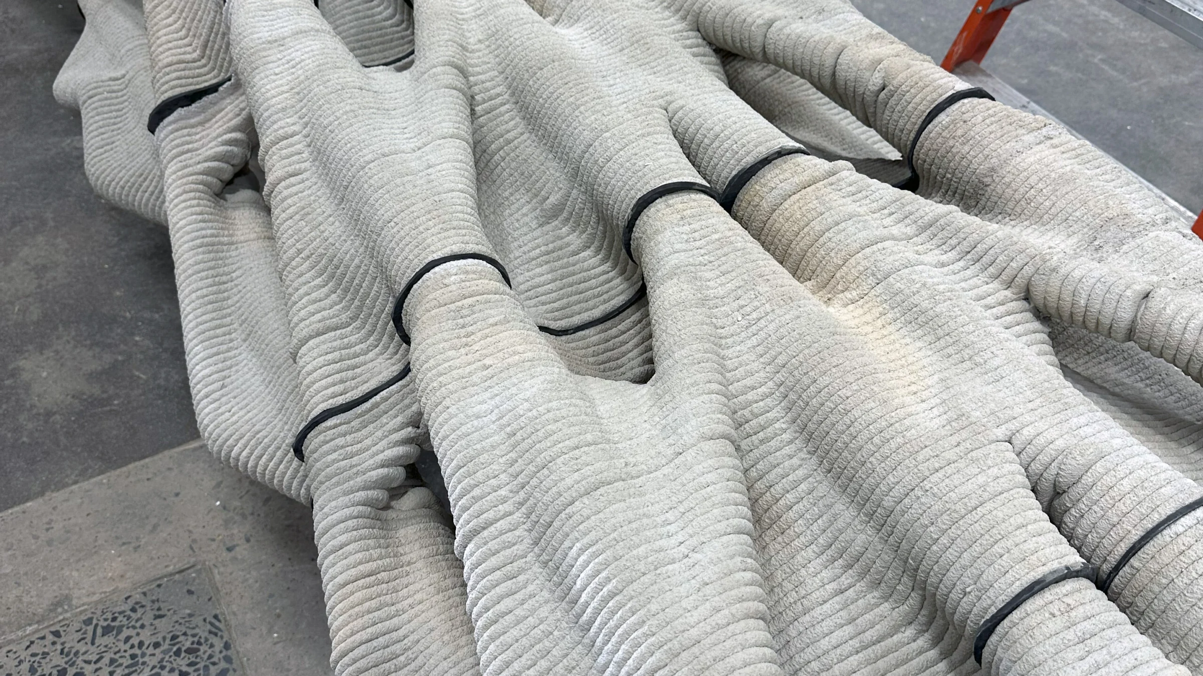 Diamanti: 3D-Printed, Post-Tensioned Concrete Canopy — Printed structure 4