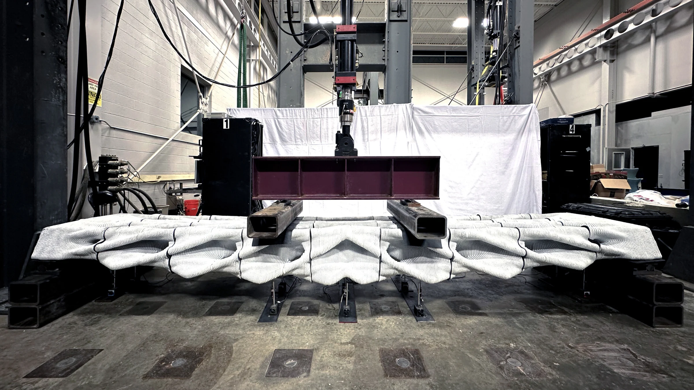 Diamanti: 3D-Printed, Post-Tensioned Concrete Canopy — Models and structural testing 1