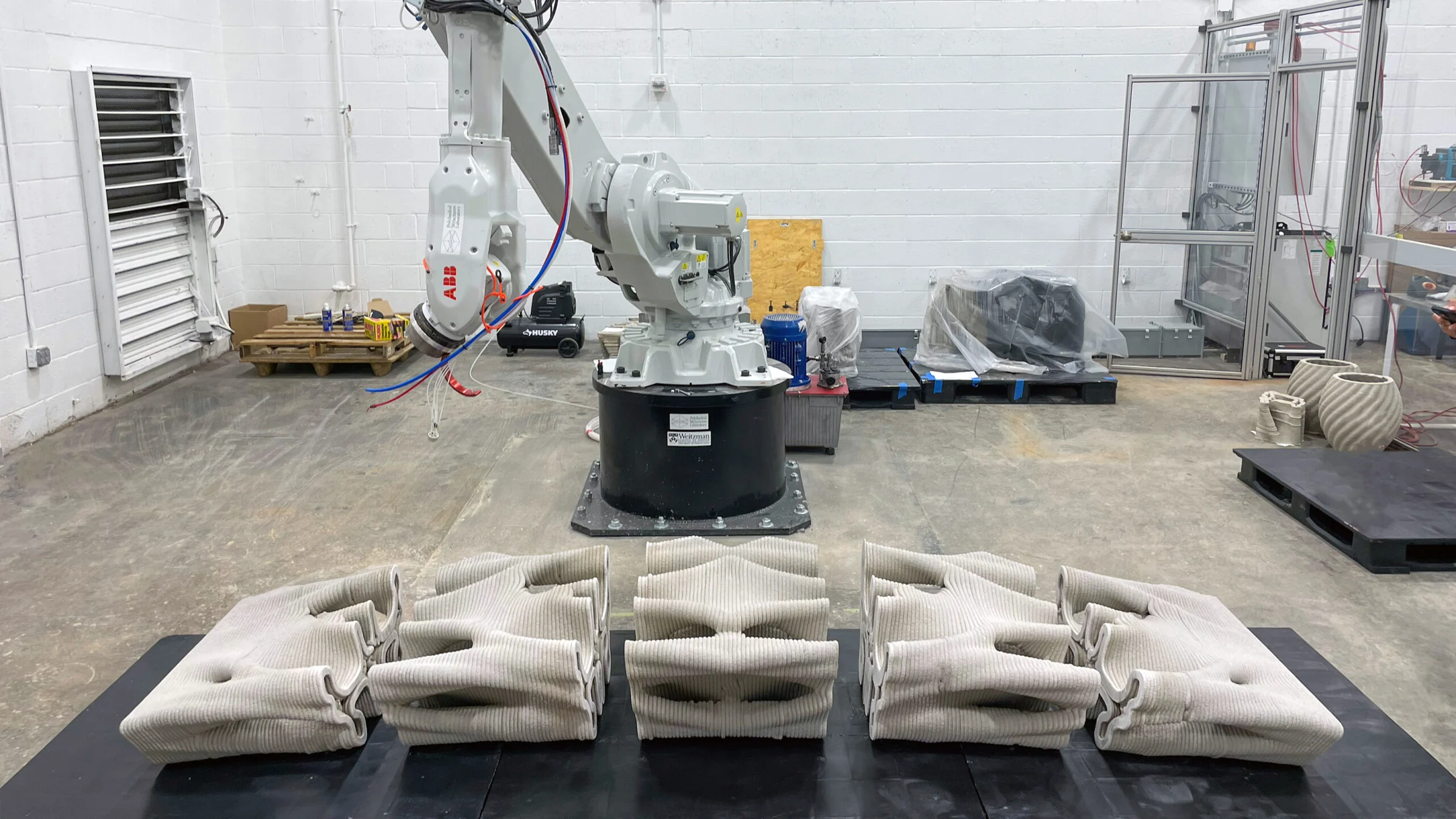 Diamanti: 3D-Printed, Post-Tensioned Concrete Canopy — Printing and assembly 7