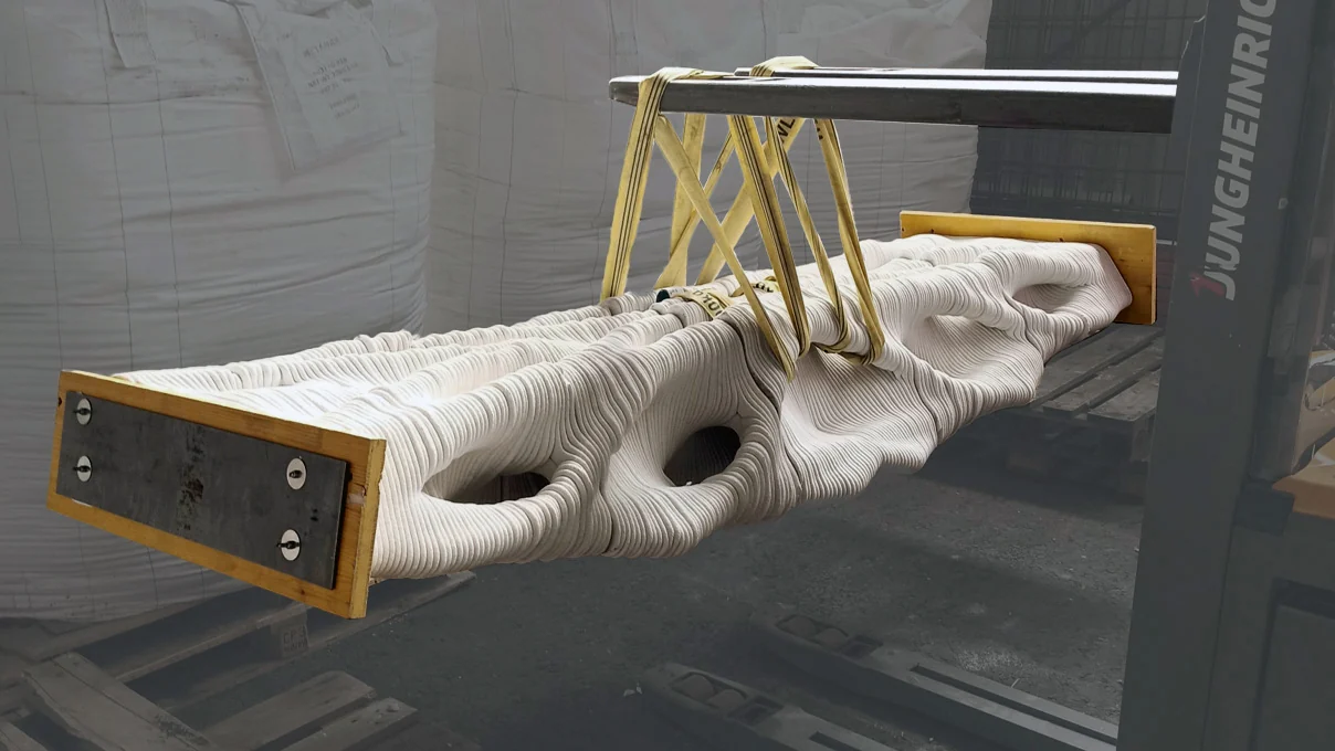 Diamanti: 3D-Printed, Post-Tensioned Concrete Canopy — Models and structural testing 5