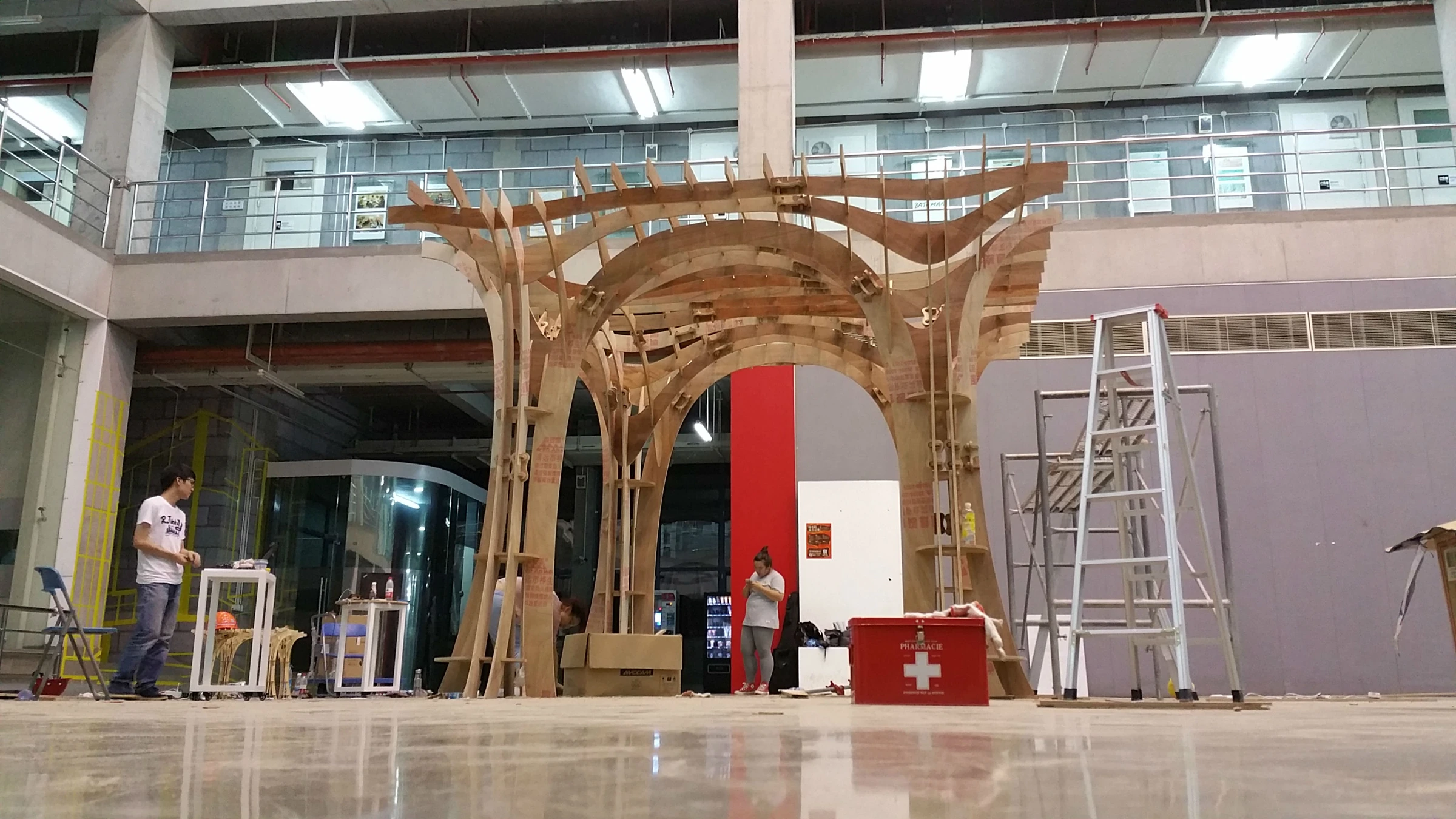 Digital Practice International Workshop — Pavilion construction and exhibition 3