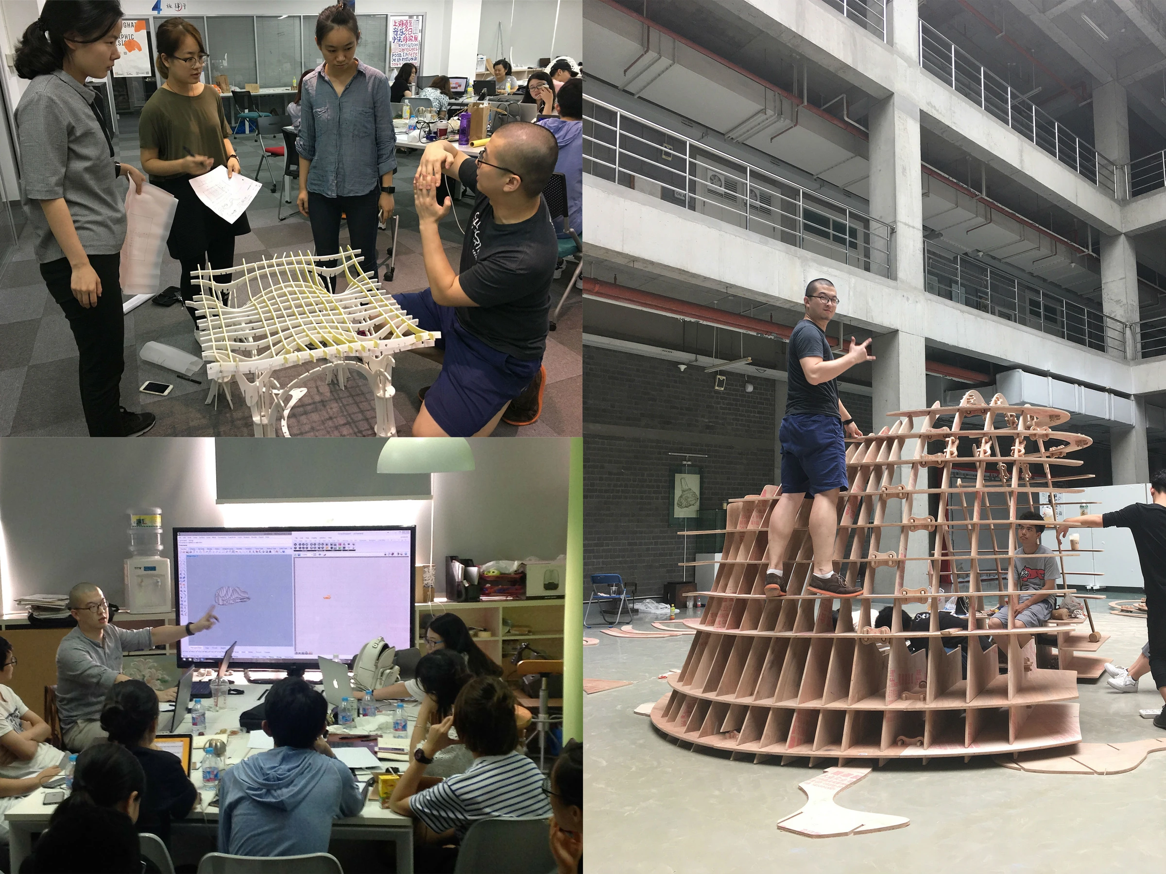 Digital Practice International Workshop — Pavilion construction and exhibition 4