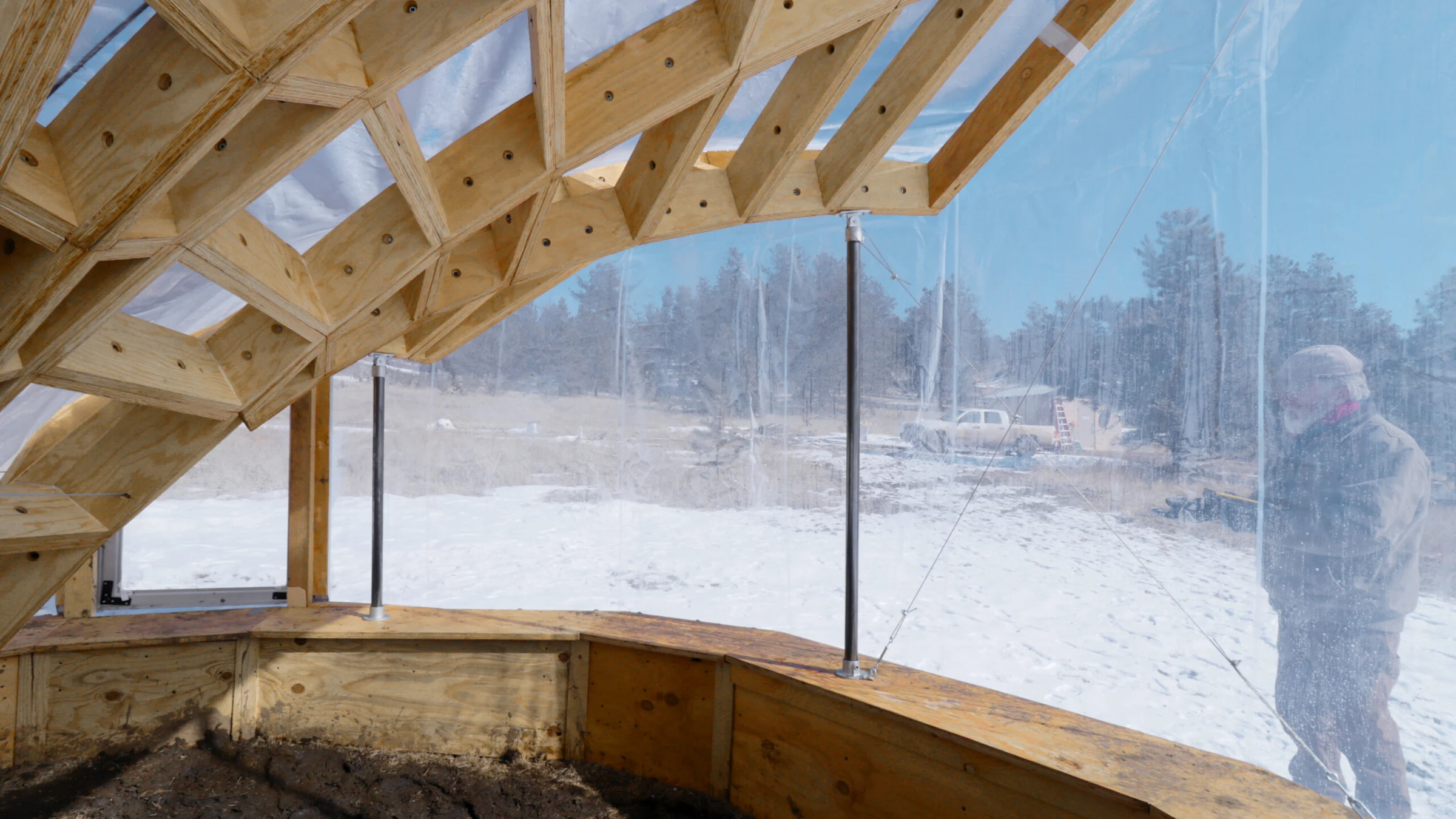 Floralis: an ETFE-Clad, Multilaminar Timber Structure — Shelter and interior 7