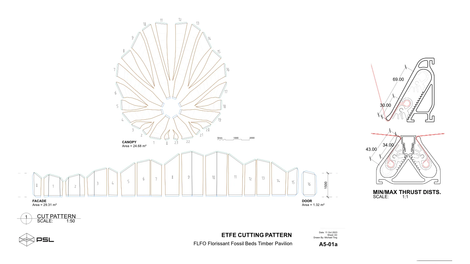Floralis: an ETFE-Clad, Multilaminar Timber Structure — Design development and connections 3