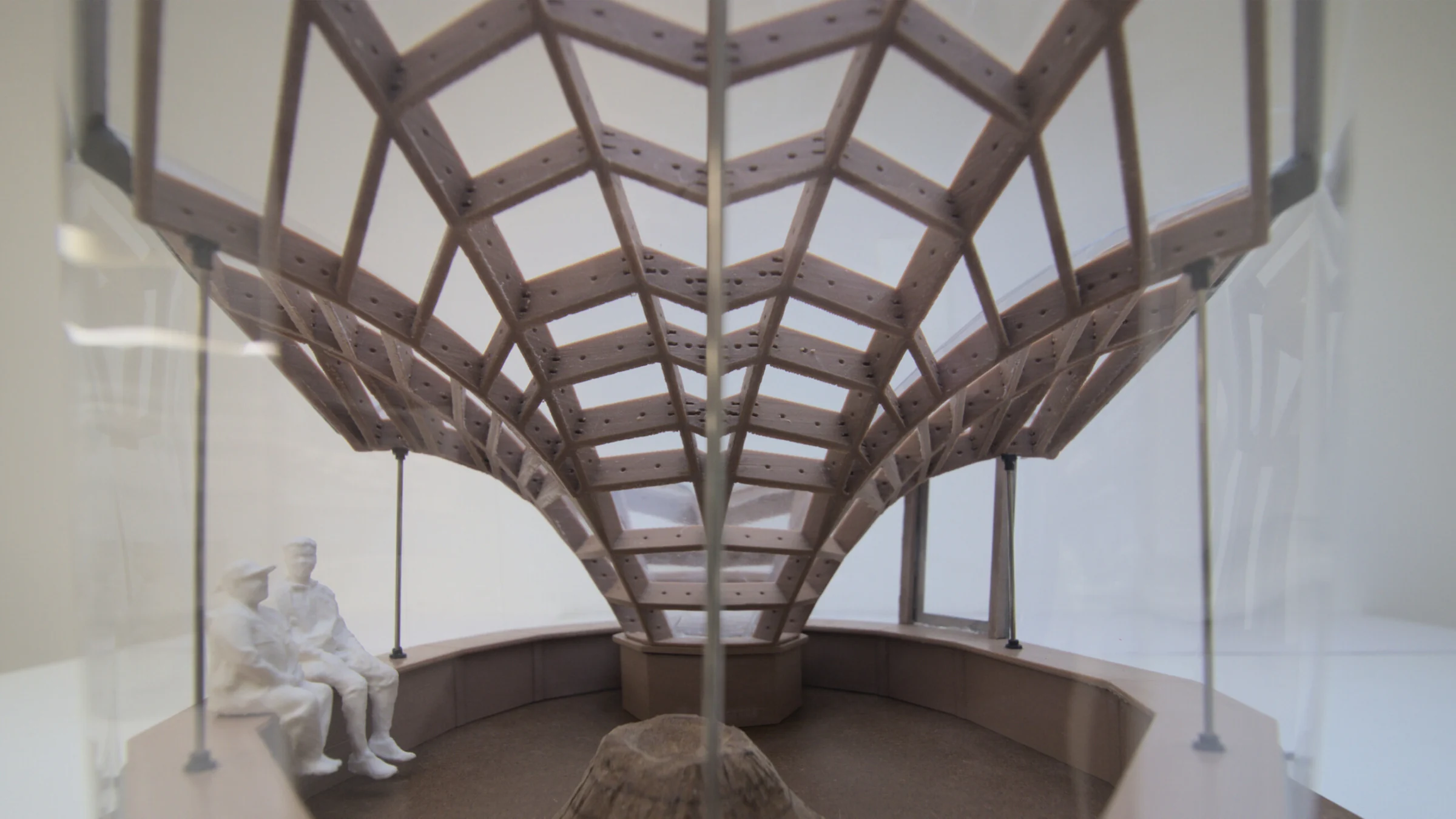 Floralis: an ETFE-Clad, Multilaminar Timber Structure — Physical model 4