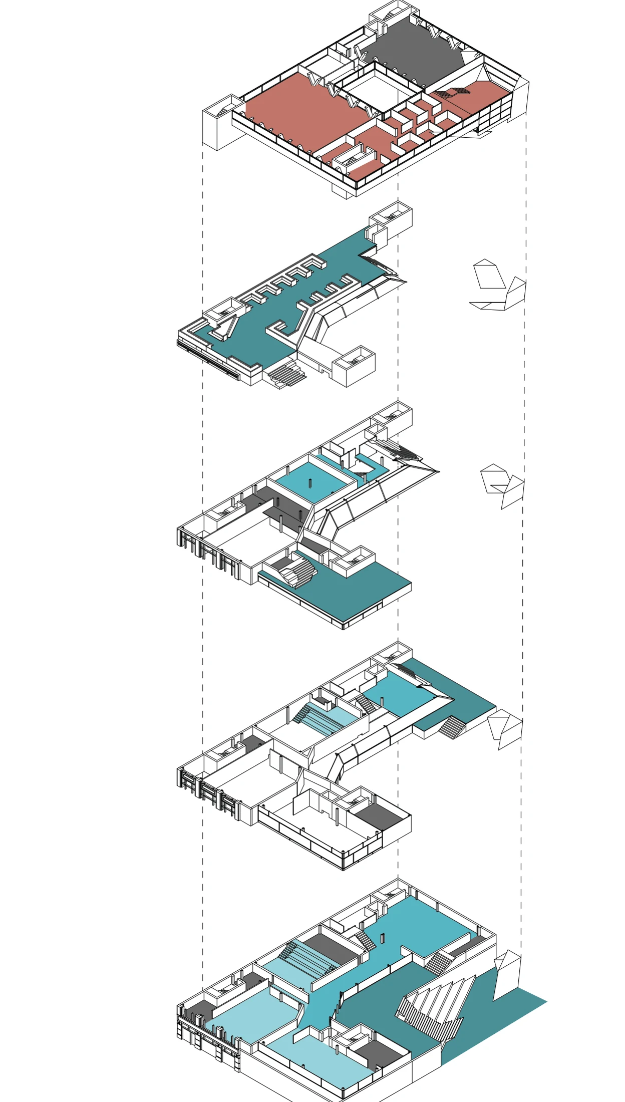 Dylan Simmons — exploded diagram of public and private spaces