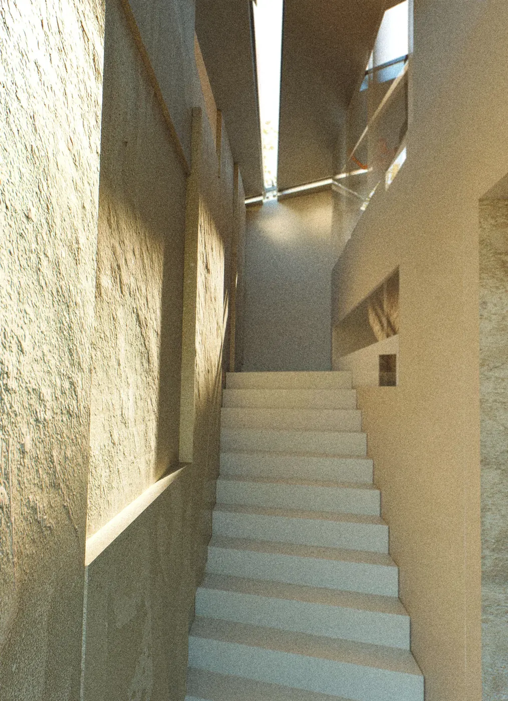 Juan Pineros — Assignment 1 interior view studying light and material surfaces