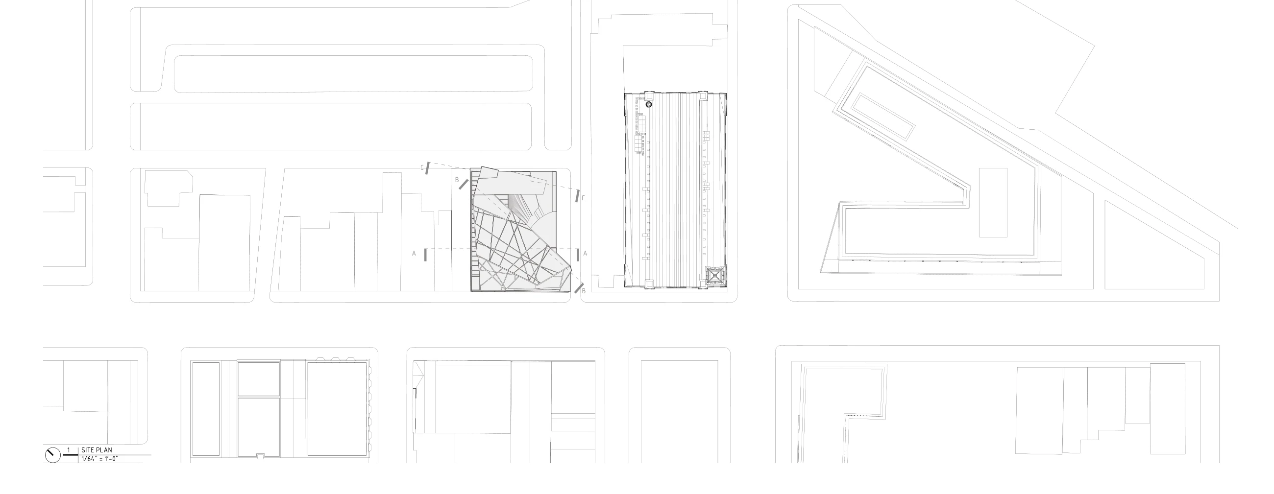 Juan Pineros — site plan of West Path Arts Center and its surrounding block