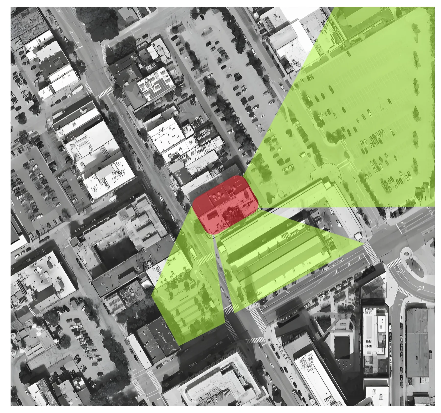 Mateusz Zygadlo — diagram of views and sights from the site