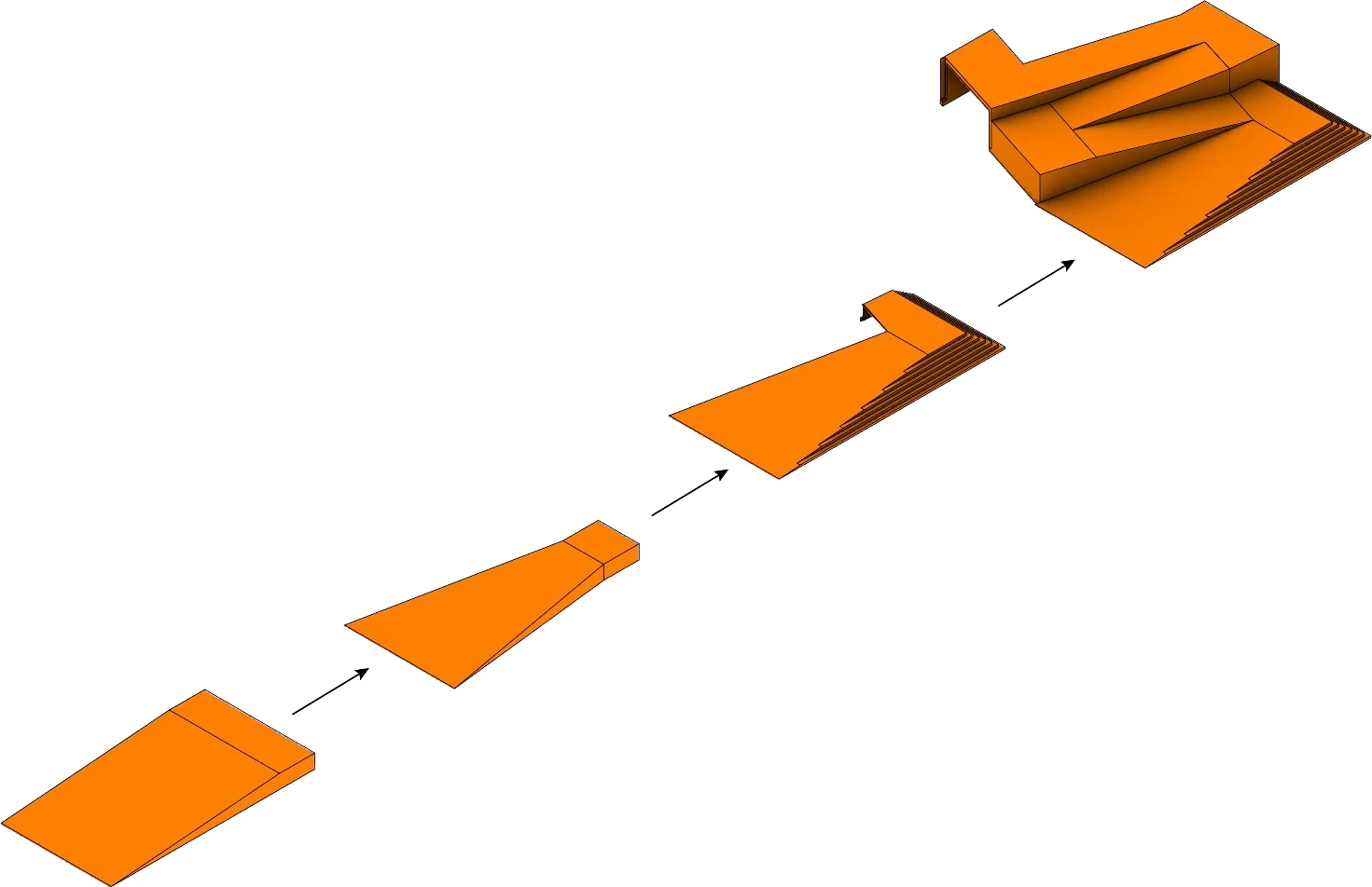 Asadour Salatyan — development of the entrance ramps