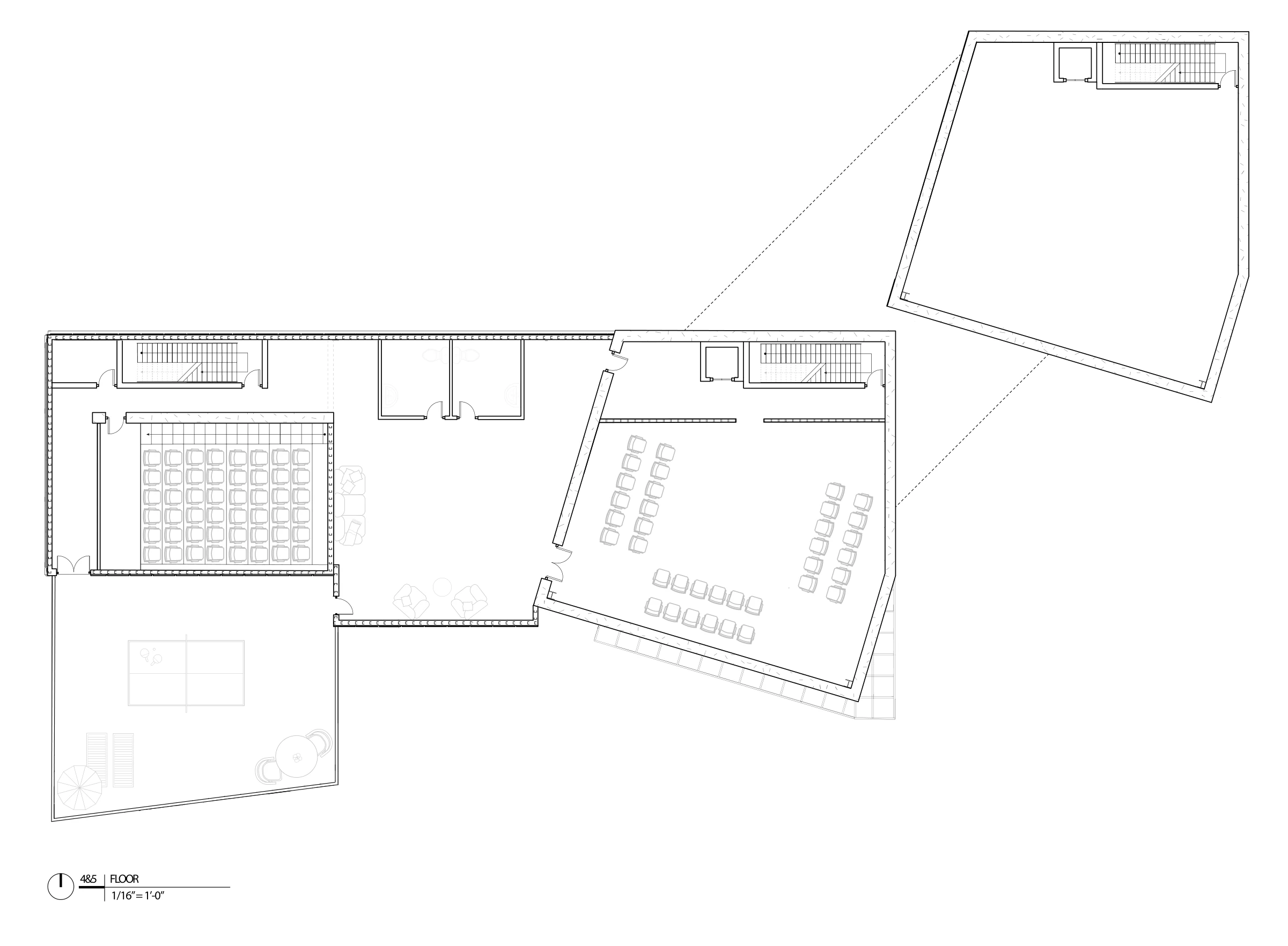 Asadour Salatyan — plan labelled floors four and five, including performance spaces