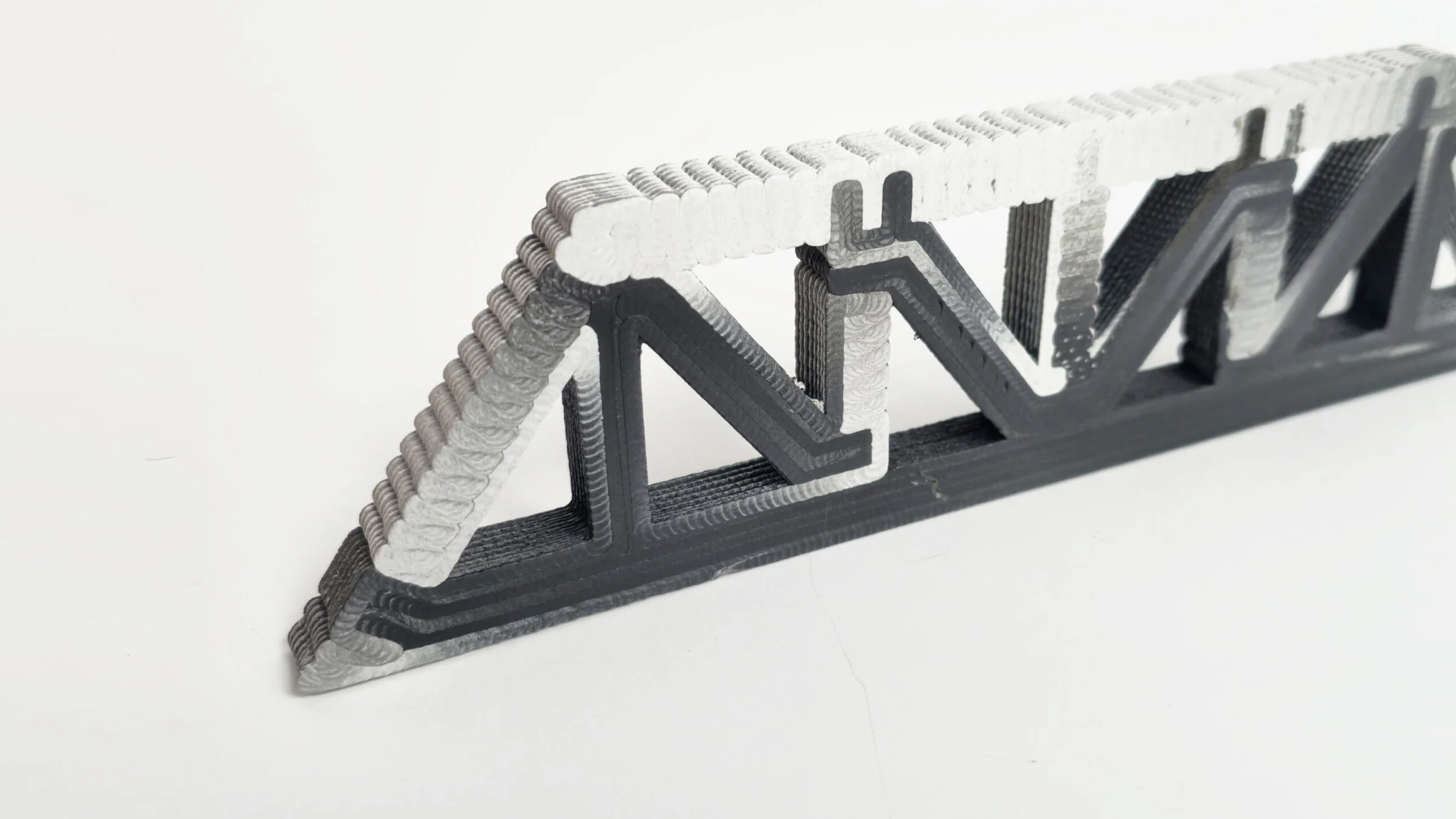 Multi-material 3D Printing for Tension-Compression Structure — Printed trusses 1