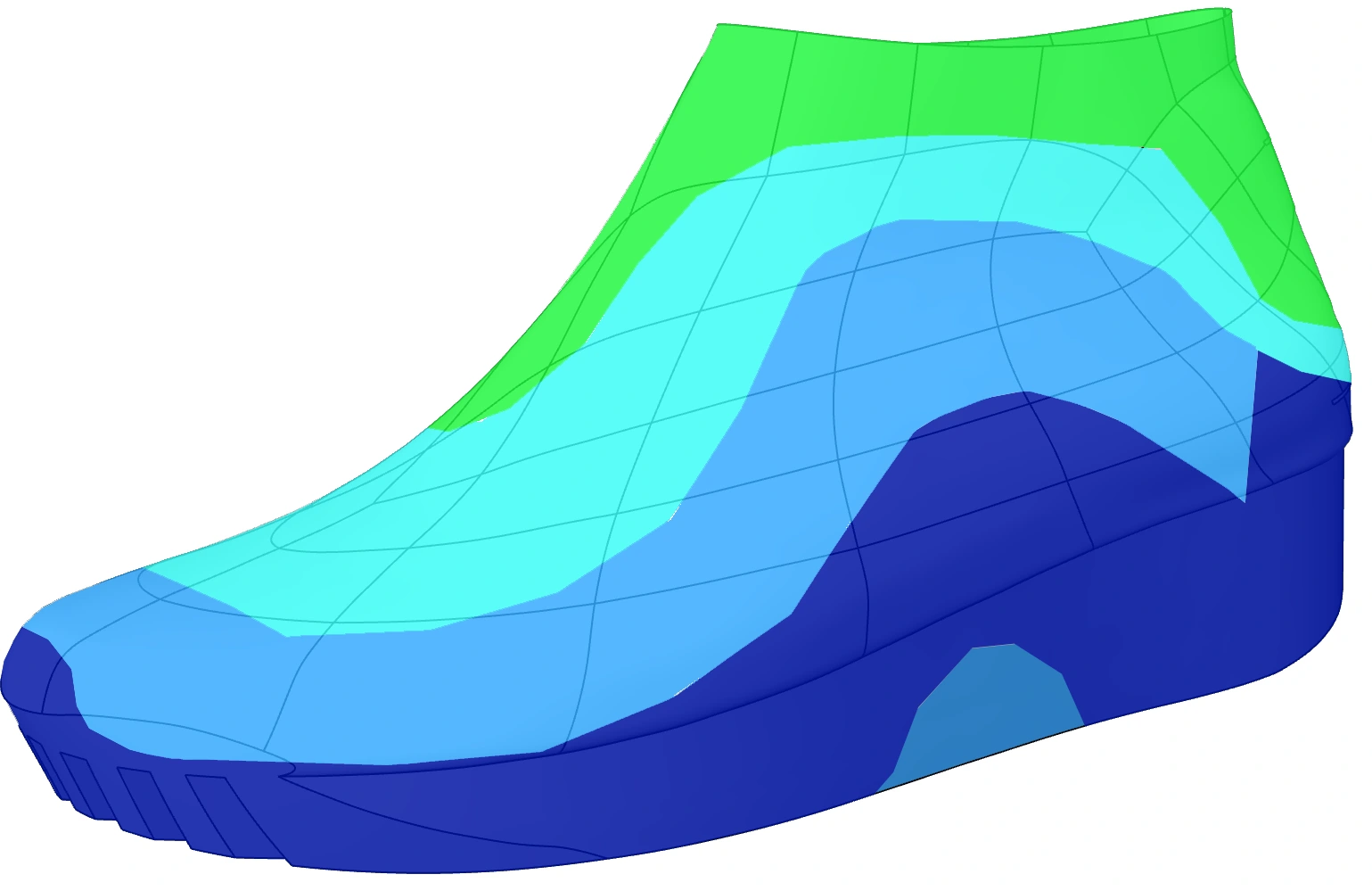 Embodied Material Gradients: Reframing 3D-Printed Footwear through Circular Multi-Material Fabrication — project image 2