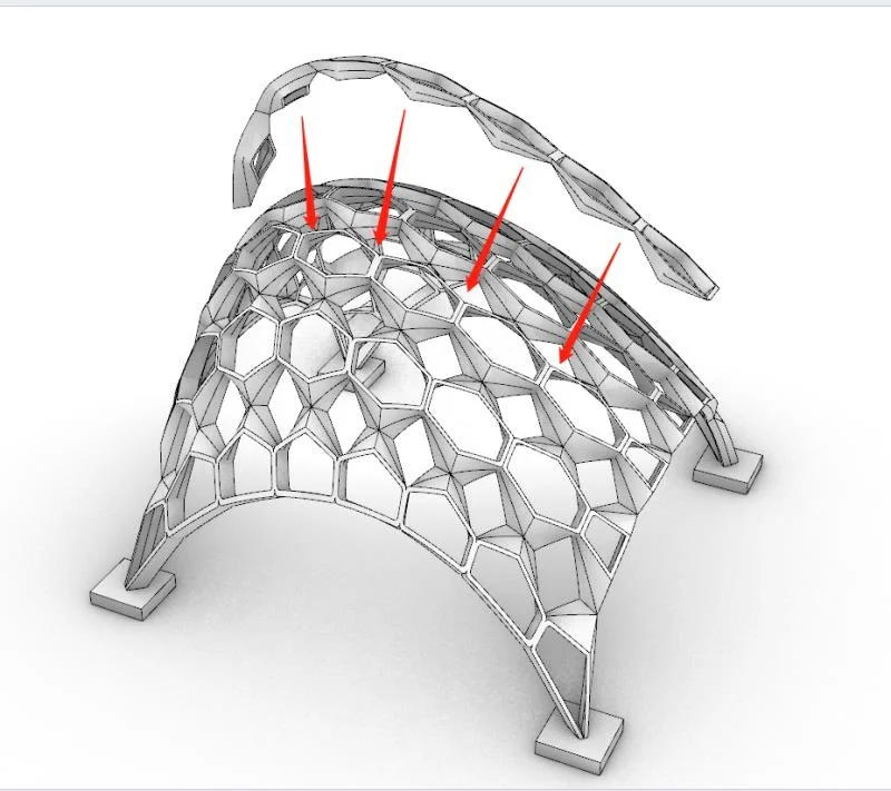 Scutoid: Cell-Inspired Surface Design — project image 1