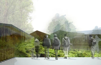 Shanghai Museum – Phase II — Views along the landscape route 1