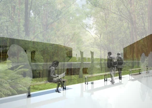 Shanghai Museum – Phase II — Views along the landscape route 3