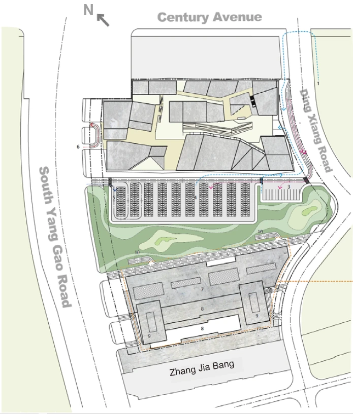 Shanghai Museum – Phase II — Site and circulation 1