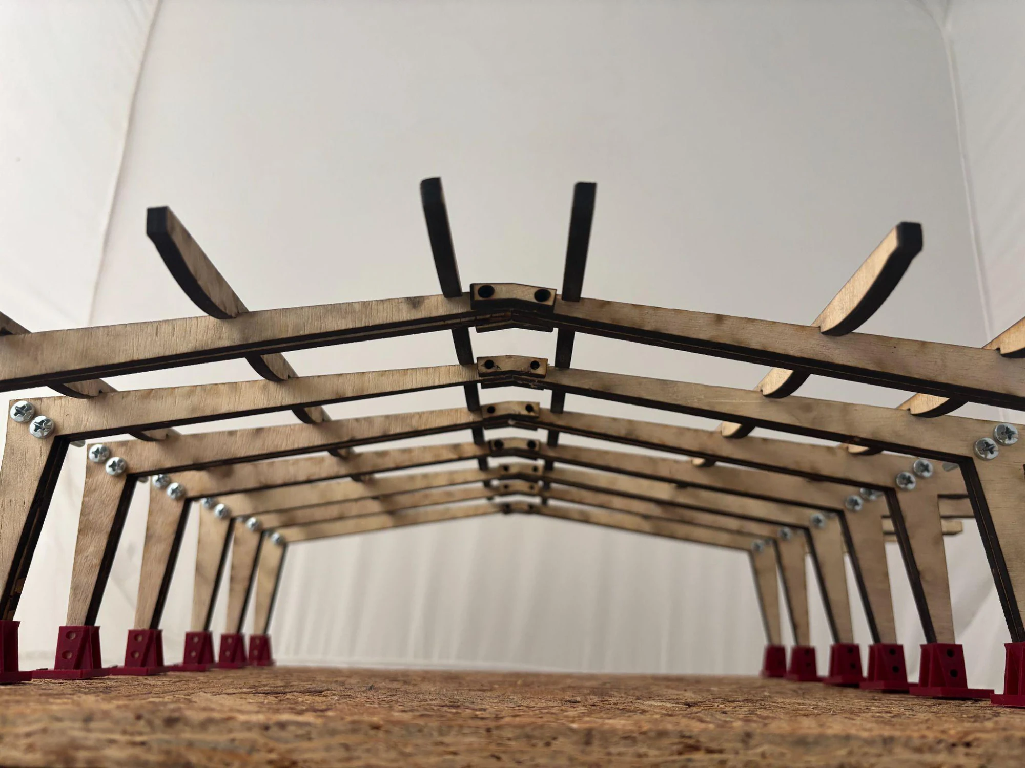 William Gardner and Jordan Torkelson — repeated tapered frames, curved beams, and bolted joints