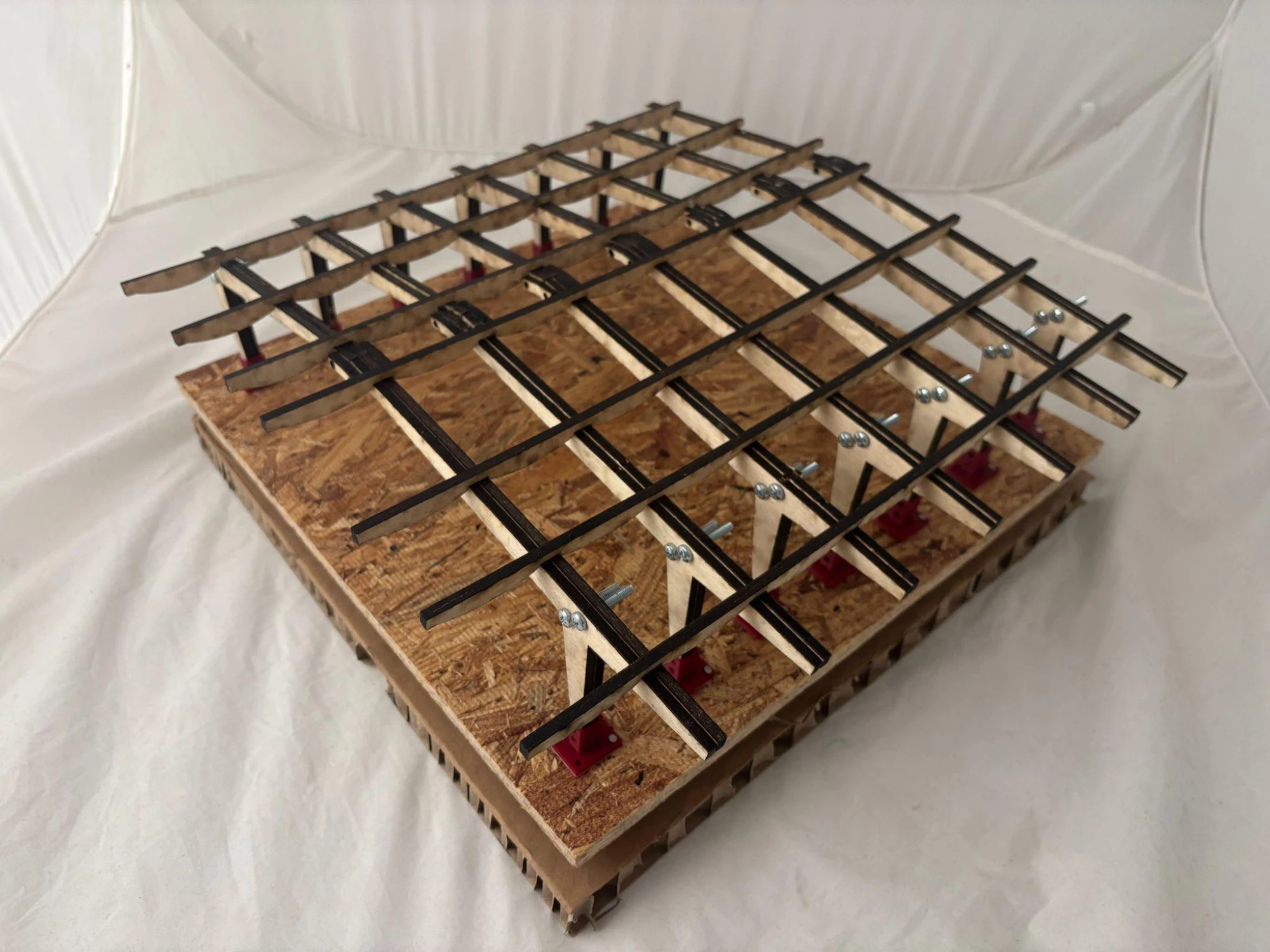 William Gardner and Jordan Torkelson — completed frame model in three-quarter view