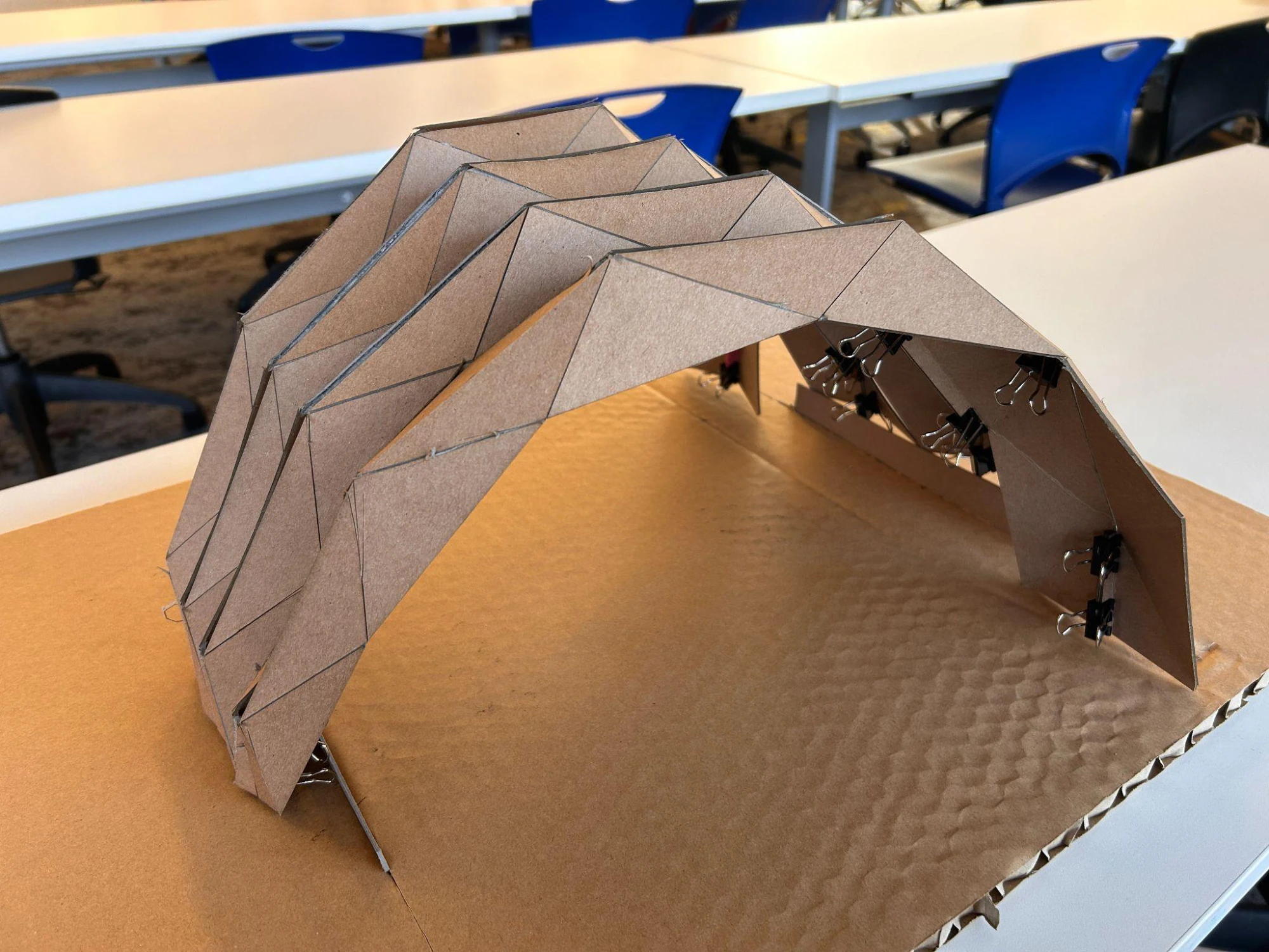 William Gardner — completed folded-plate structure